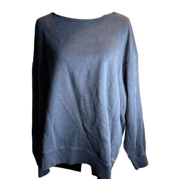 Lululemon Perfectly Oversized Sweatshirt, Raw Edge Wide Neckline, Size XL - Picture 2 of 6